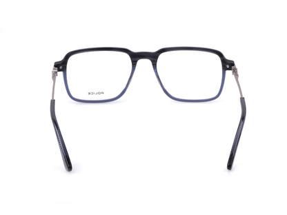 POLICE Square 6DG Color Full-Rimmed Eyeglasses - Men