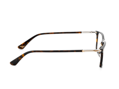 POLICE Square Havana Full-Rimmed Eyeglasses - Men