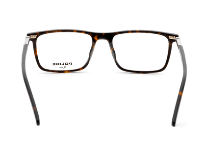 POLICE Square Havana Full-Rimmed Eyeglasses - Men