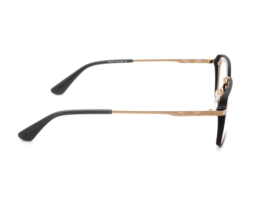 POLICE Square Rose Gold Full-Rimmed Eyeglasses - Men