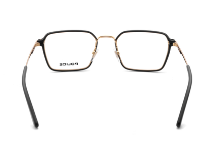 POLICE Square Rose Gold Full-Rimmed Eyeglasses - Men