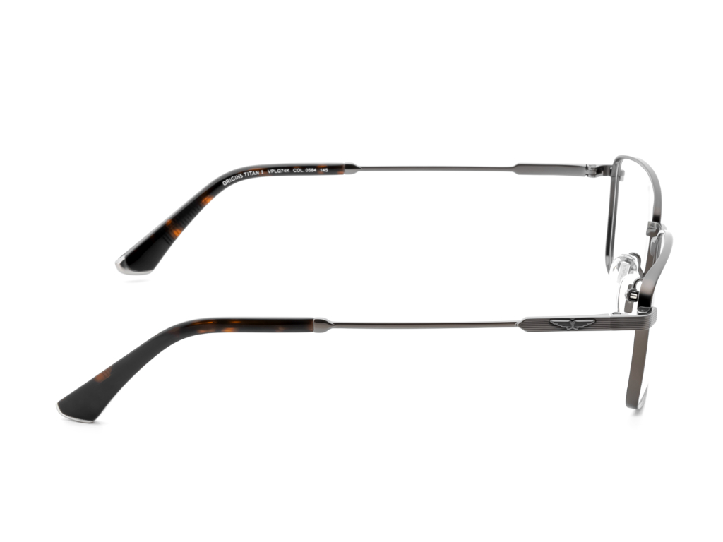 POLICE Square 584 Color Full-Rimmed Eyeglasses - Men