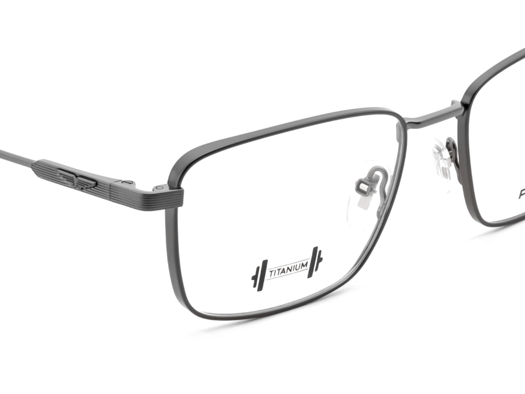 POLICE Square 584 Color Full-Rimmed Eyeglasses - Men
