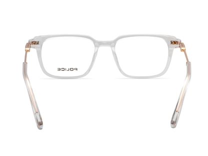 POLICE Square Blue Full-Rimmed Eyeglasses - Men